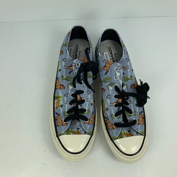 Converse Mens Chuck 70 Ox Twisted Resort Old Western 169820C Washed Denim NWB - Picture 9 of 11